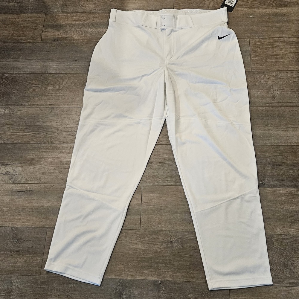 Nike‎ Vapor Baseball Pants Mens 3XL White BQ5488-100 40x32 - Picture 3 of 9